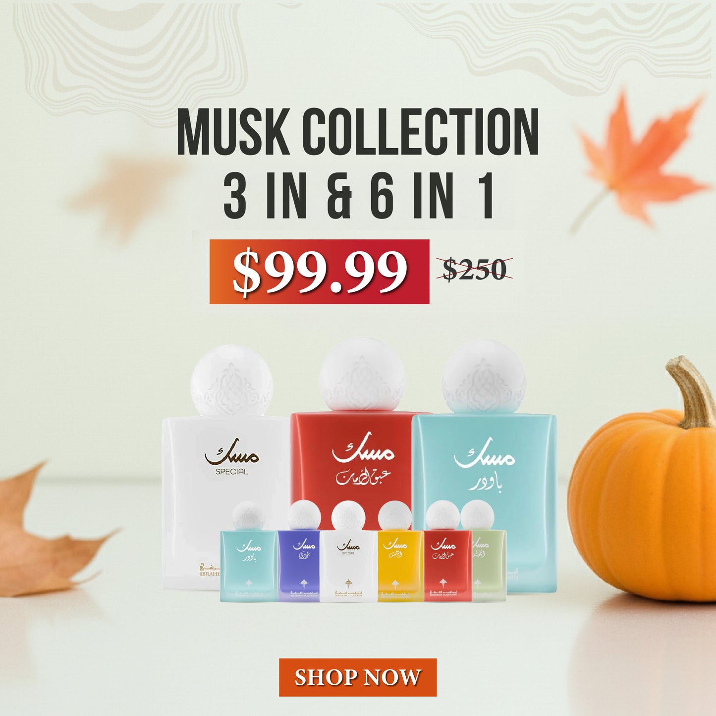 Musk Collection 3 in 1 & 6 in 1 Package
