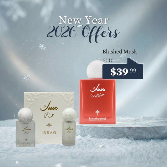 Blushed Musk Package by IBRAQ Perfumes in USA