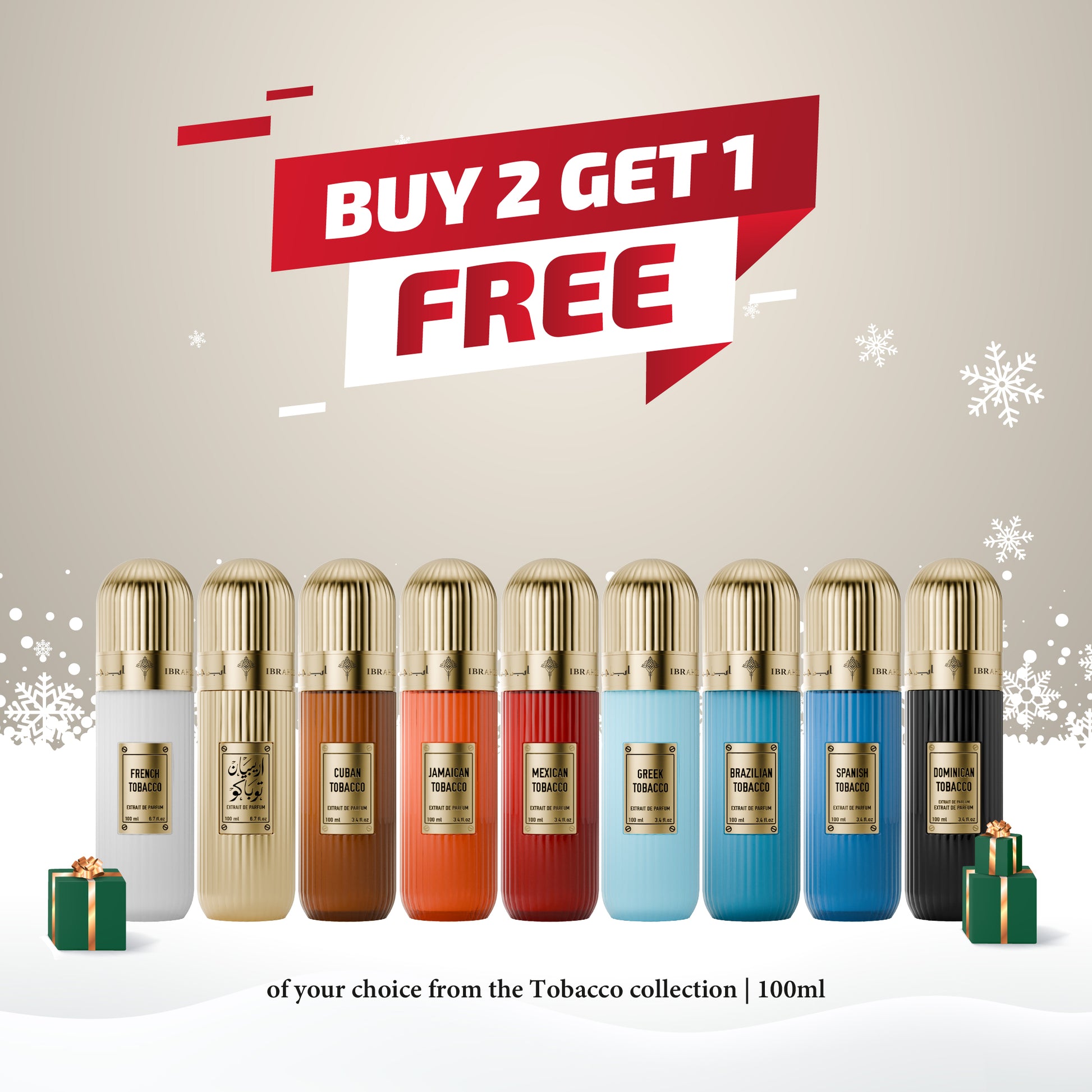 Tobacco Collection (100ml) - Buy 2 Get 1 FREE