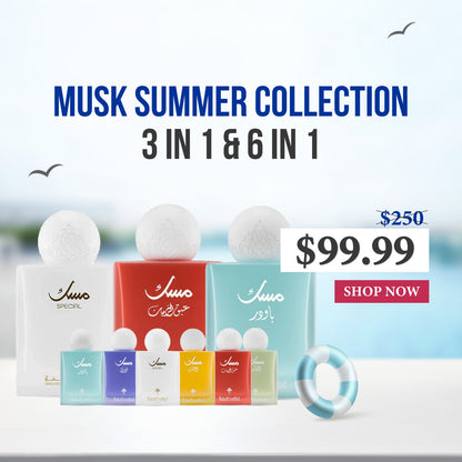 Musk Summer Collection 3 in 1 & 6 in 1 Package